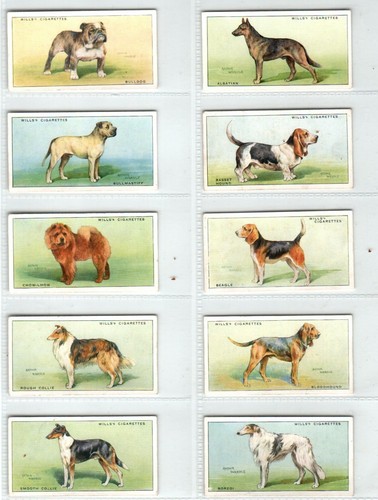 Wills dogs 1937 full set - dogs,