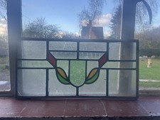 Antique Art Deco Leaded