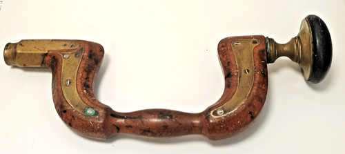 Antique carpenters drill brace