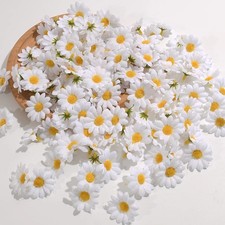 100pcs Artificial White Daisy
