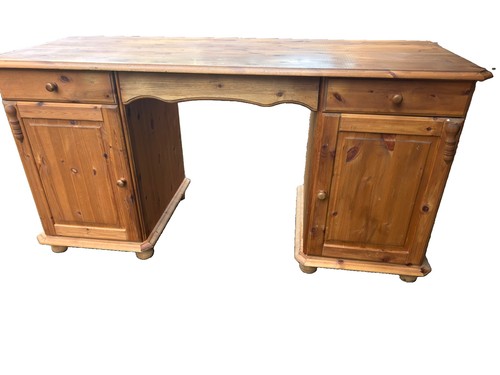 Antique pine desk dressing - antique,