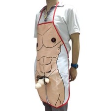 Sexy Naked Muscle Men 3D Apron
