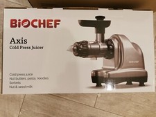 BIOCHEF AXIS Slow Masticating Horizontal Juicer Machine Cold Press Extractor NEW