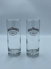 2 x Jack Daniels Old No.7 Highball Tumbler Whisky Glass - 32.5cl - Brand New