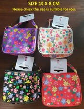 Little Girls Handbag Floral Flower Over Shoulder Bag Zip Coin Purse Summer Kids