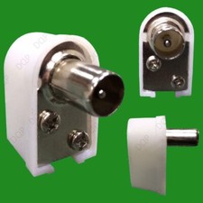 Male Right Angle RF Coaxial TV