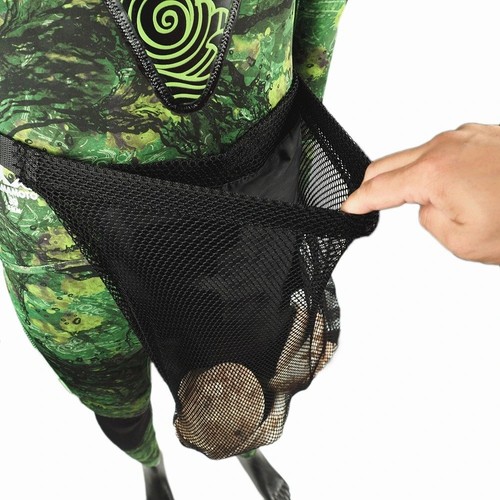 Spearfishing mesh catch bag - mesh,