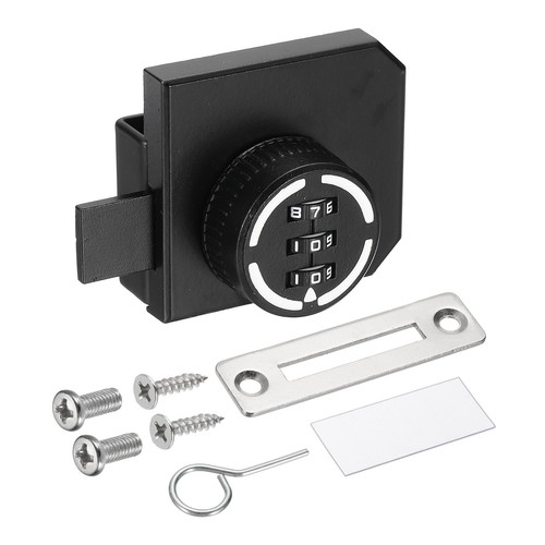 Glass door lock double - glass, 3
