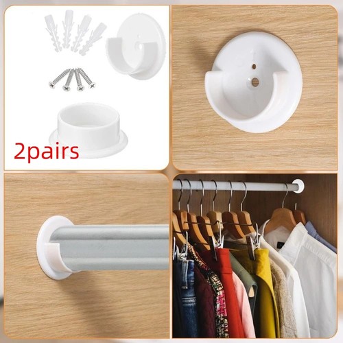 Pair closet rod - closet,