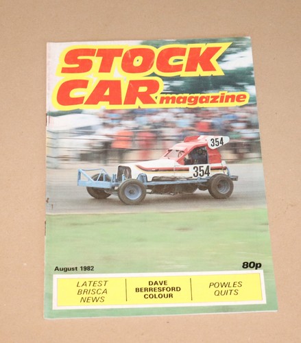 Stock car magazine august - august, 1982