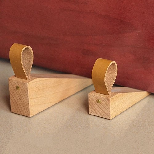 Door stopper wooden - wedge, wood
