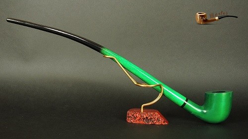 Wooden tobacco smoking - tobacco, pipe