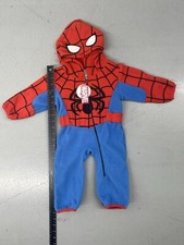 Cuddle Club 90s Spider-Man Fleece Jumpsuit 6-12 Months Toddler Baby New Marvel