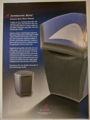 Martin logan introducing depth - martin,