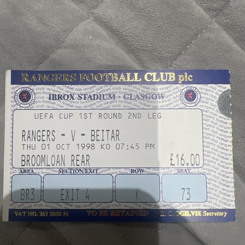Glasgow rangers beitar - glasgow,