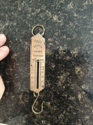 Vintage brass pocket spring - pocket,