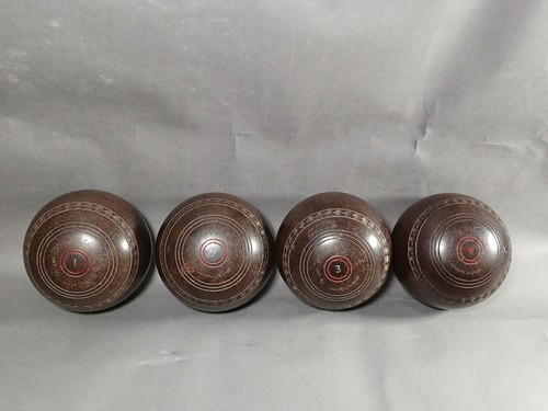 Vintage henslite lawn bowls - vintage,