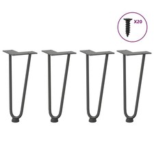 Hairpin Table Legs Anthracite