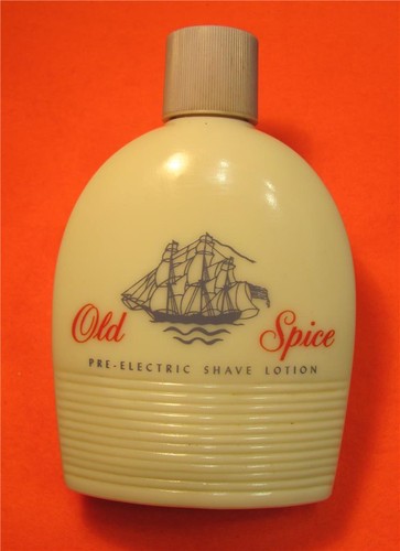 Vintage old spice shave lotion - old,