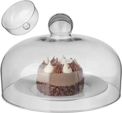 Inch cake dome cover - cover,, glass