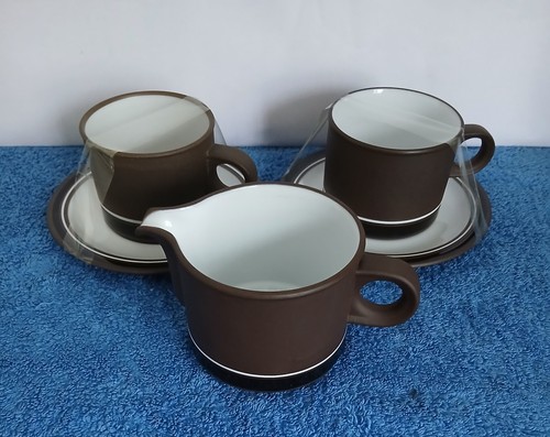 Hornsea contrast brown cup - hornsea,