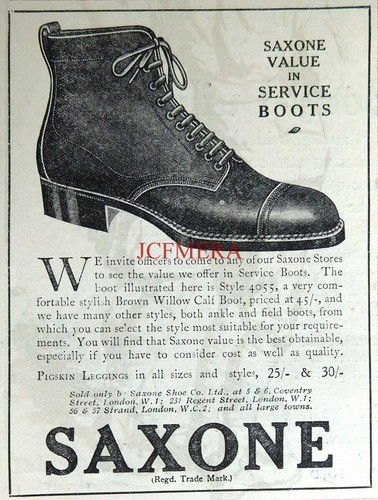 Saxone men ww1 service - 'saxone',