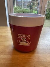 Vintage Smirnoff Vodka Ice Bucket - No lid Stewart England