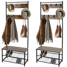 Coat rack stand with - with, shoe