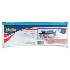 Helix Clear Pencil Case Large