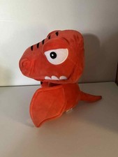 Crackin' Eggs Red Dinosaur Plush Soft Toy With Sounds Tested Working