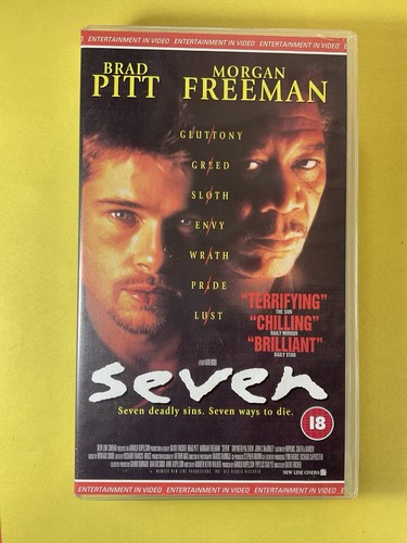 Seven vhs video brad pitt - seven,,