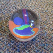Vintage Unusual abstract Paperweight Acrylic Lucite 1970s