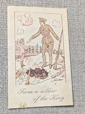 Original WW1 SILK POSTCARD