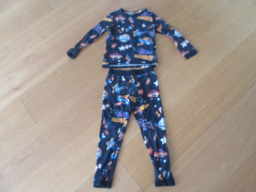Boys space long pyjamas - m&s,
