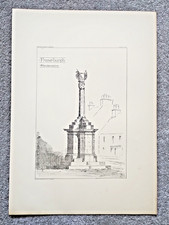 Fraserburgh market cross - market,