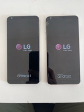 2x LG G6 Black 32GB 5.7" Dual Camera 13MP Android Smartphone