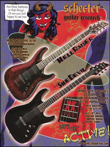 Schecter hellraiser c 1 - c-1, c-1