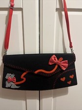 Irregular Choice Black Clutch
