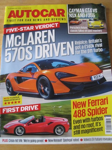 Autocar magazine oct - magazine, 2015