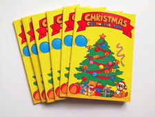 Mini Christmas Colouring Books Kids Xmas Activity Party Bag Stocking Fillers