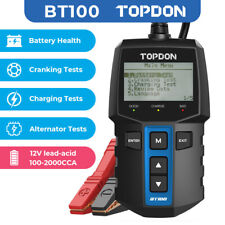 ?2025 TOPDON BT100 12V Car Battery Tester Battery Load Tester Battery Analyzer