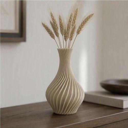 Dried flower vase pampas grass - vase,