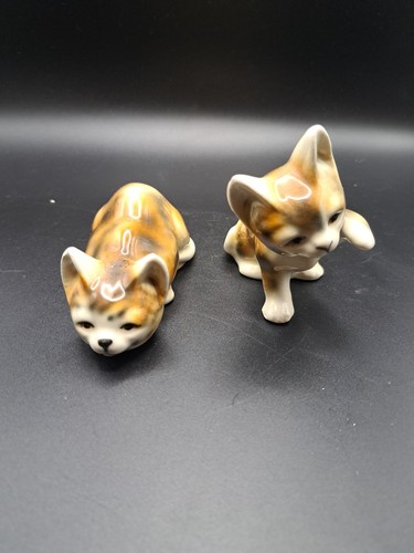 Pair vintage ginger kitten - pair,