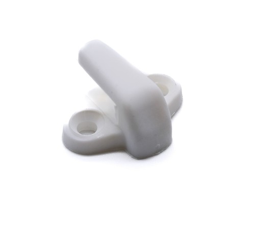White nylon lacing - , hook