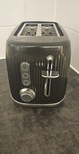 Breville Bold Variable 2-Slice Toaster Black & Silver Chrome - Vtr001