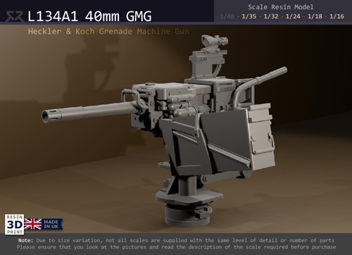 L134a1 40mm grenade machine - 40mm,