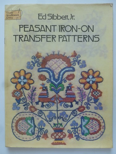 Peasant iron transfer - iron-on,