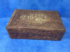 Old Wooden Jewellery Box COLLECTABLE