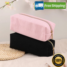 Large Double Zip Fabric Pencil