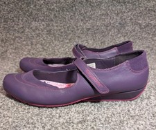 KangaRoos Ladies Purple Leather Mary-Jane Shoes UK Size 9